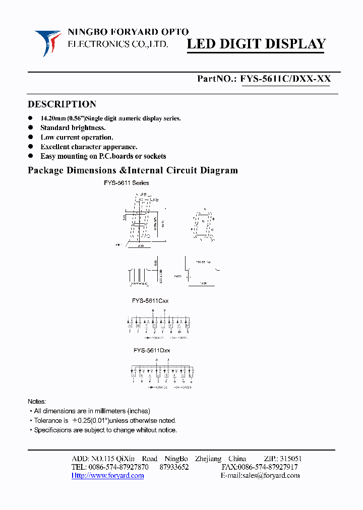 FYS-5611CXX-0_8924229.PDF Datasheet