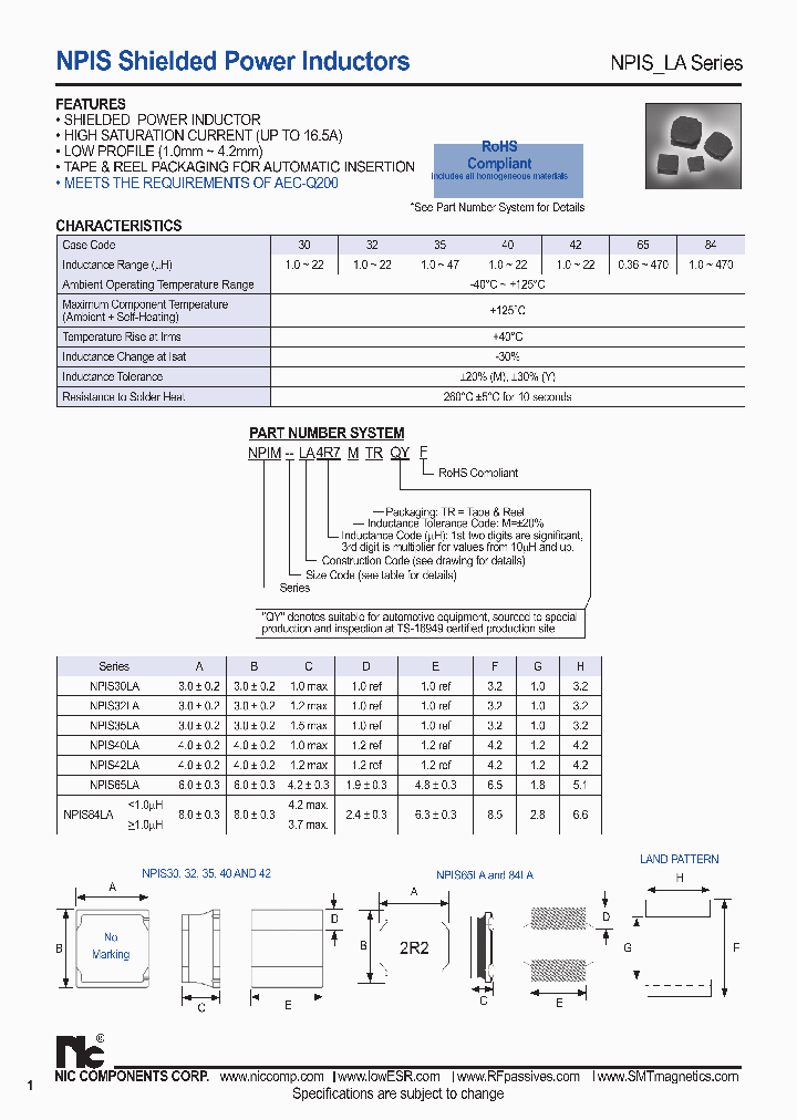 NPIS32LA_8924401.PDF Datasheet