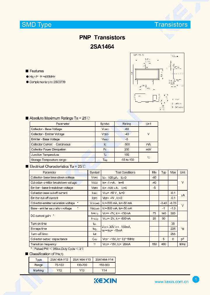 2SA1464-Y12_8924467.PDF Datasheet