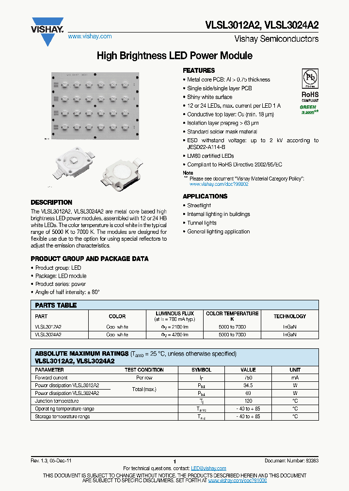 VLSL3024A2_8924528.PDF Datasheet