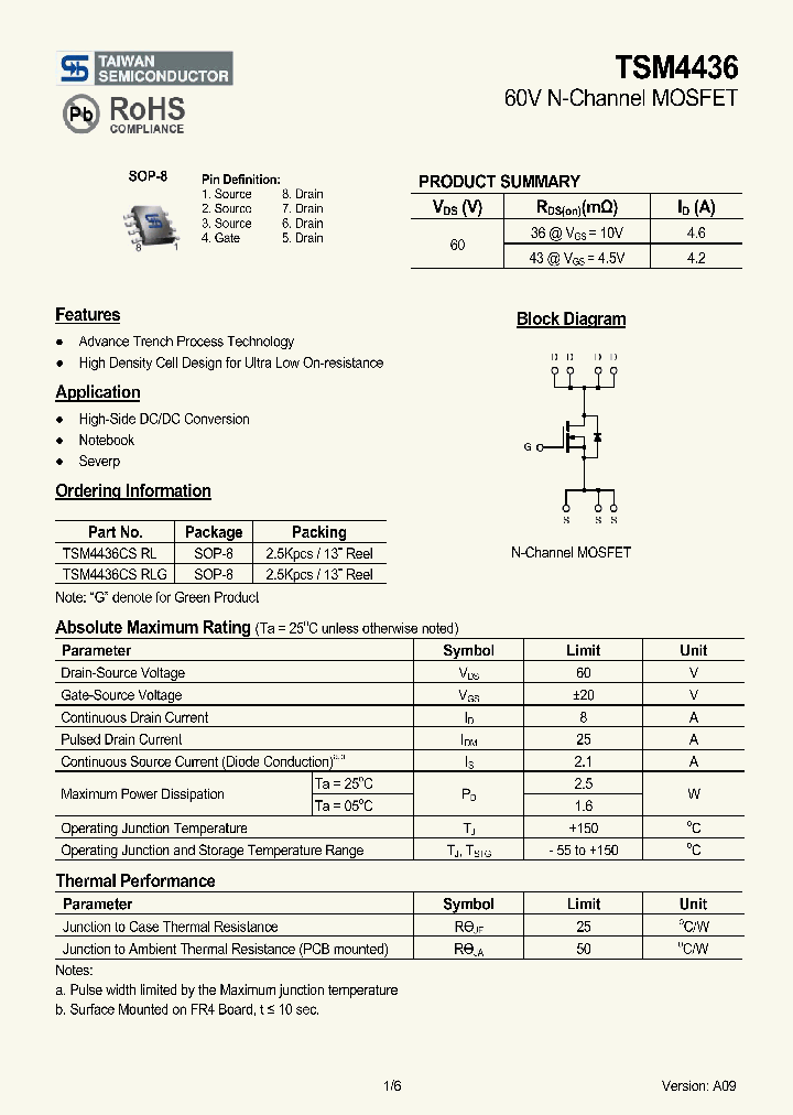 TSM4436_8924677.PDF Datasheet