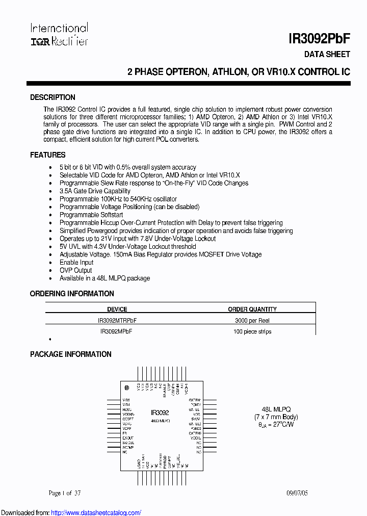 IR3092MPBF_8924915.PDF Datasheet