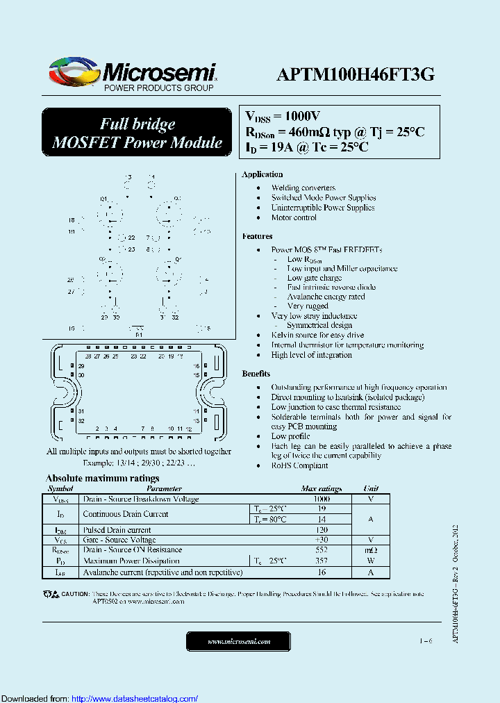 APTM100H46FT3G_8925435.PDF Datasheet
