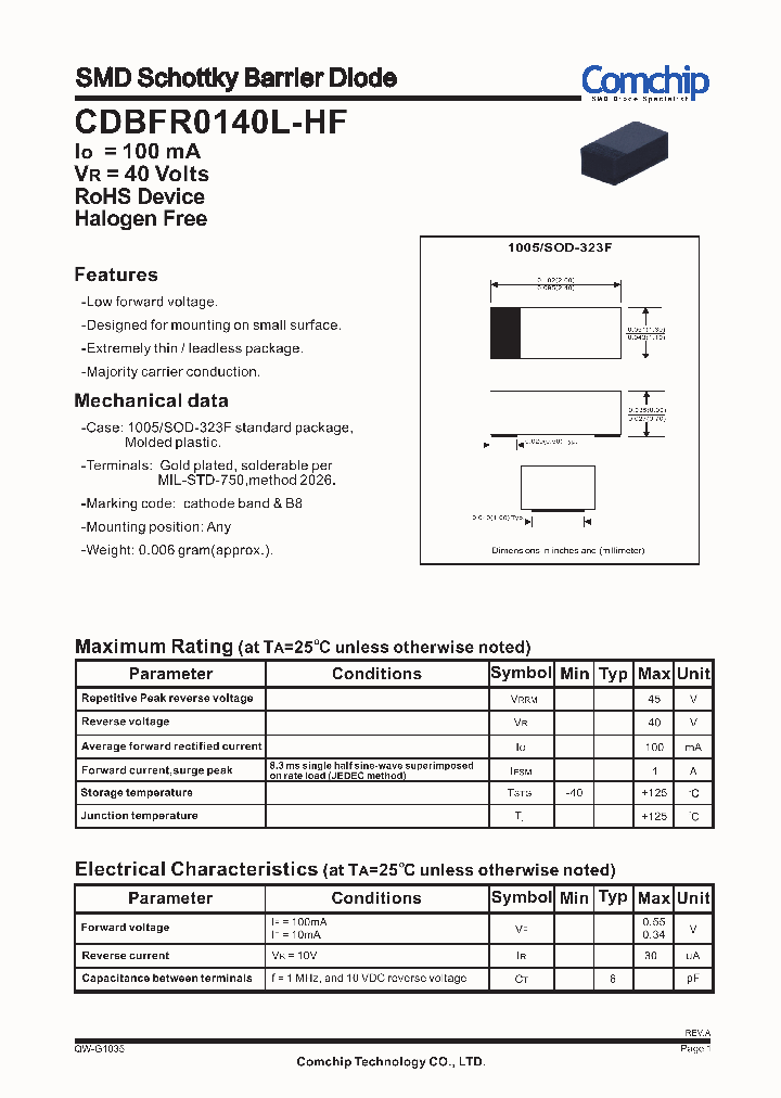 CDBFR0140L-HF_8925495.PDF Datasheet