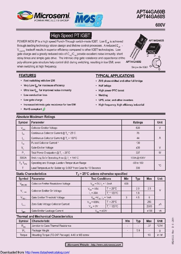 APT44GA60S_8925981.PDF Datasheet