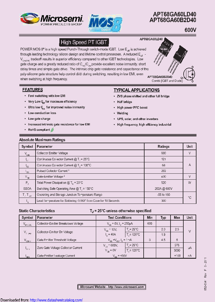 APT68GA60LD40_8925990.PDF Datasheet