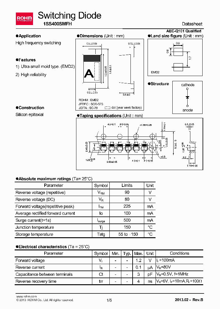 1SS400MFH_8926261.PDF Datasheet