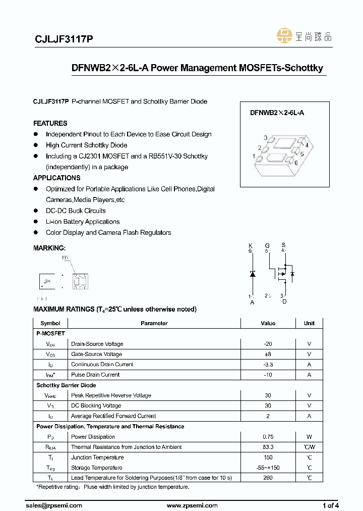 CJLJF3117P_8926773.PDF Datasheet