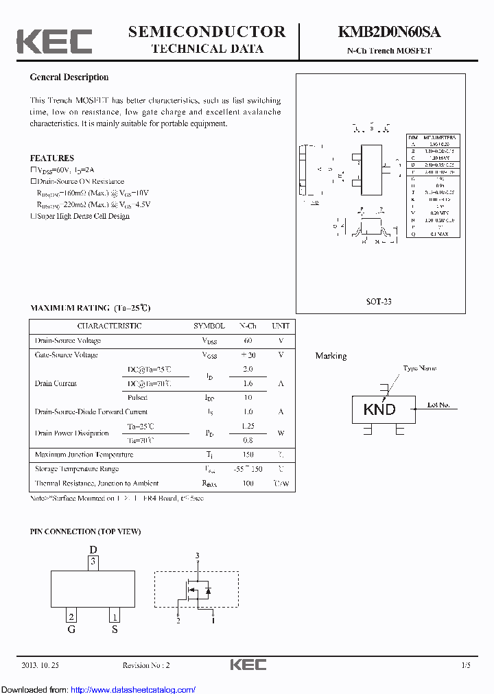 KMB2D0N60SA_8927067.PDF Datasheet