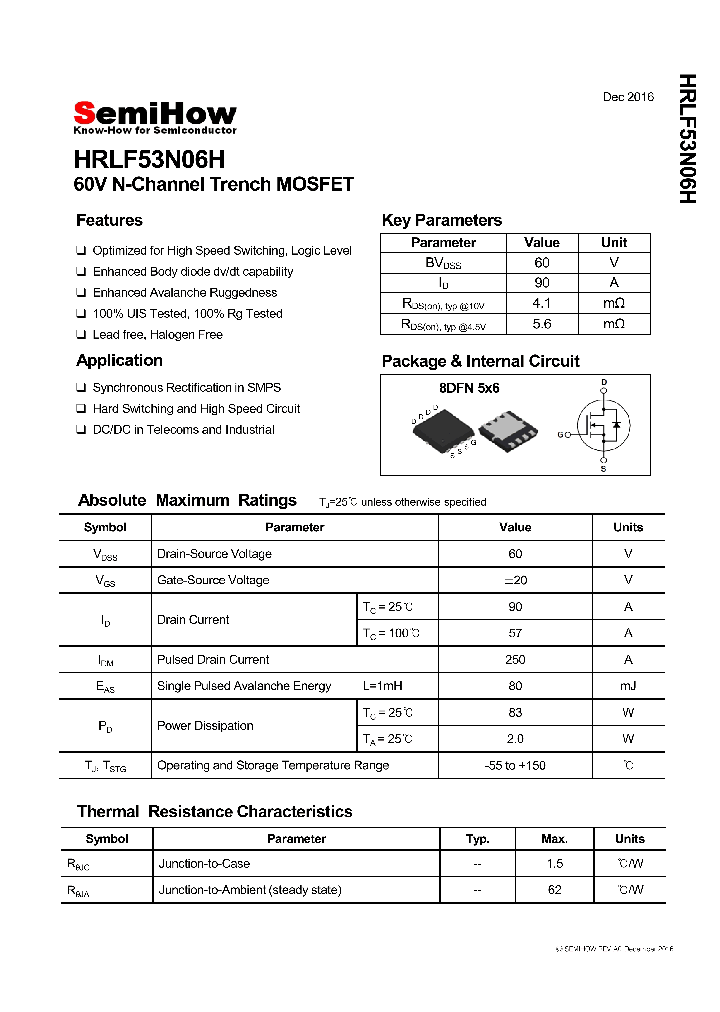 HRLF53N06H_8927160.PDF Datasheet