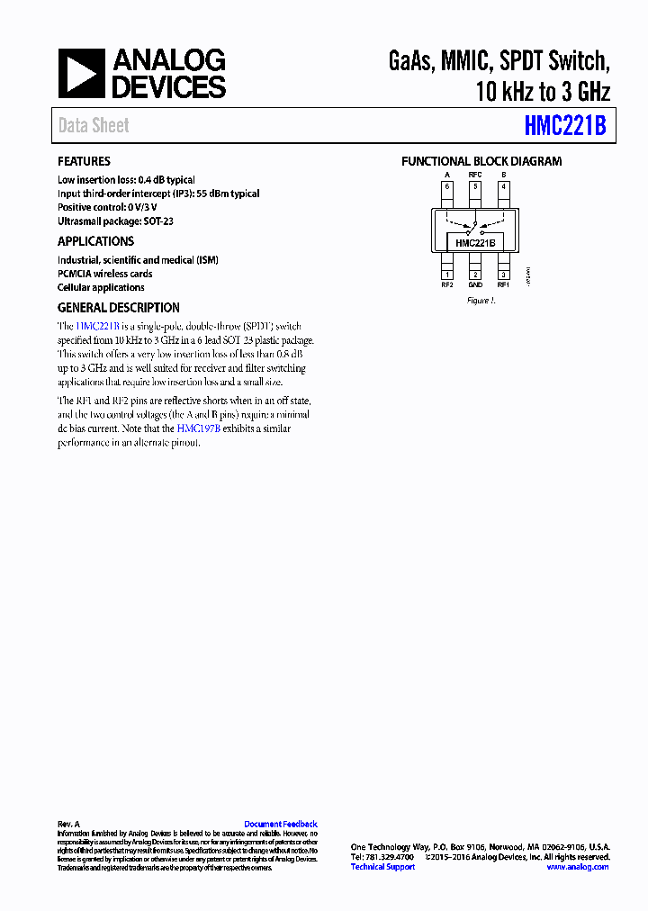 HMC221BETR_8927387.PDF Datasheet