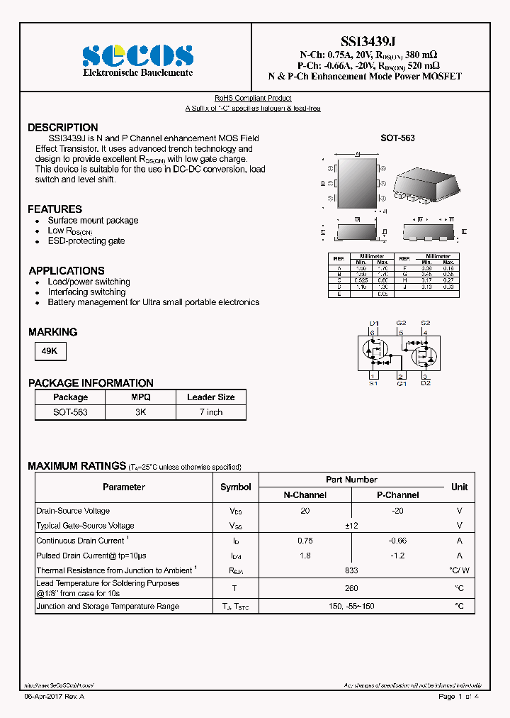 SSI3439J_8928371.PDF Datasheet