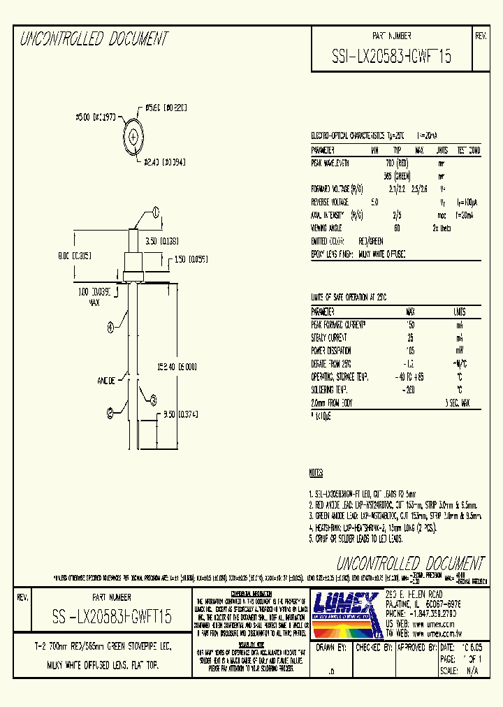 SSI-LX20583HGWFT15_8928373.PDF Datasheet