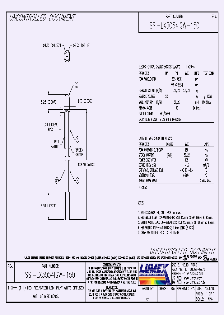 SSI-LX3054IGW-150_8928375.PDF Datasheet