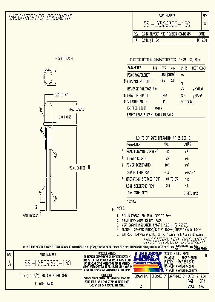 SSI-LX5093GD-150_8928380.PDF Datasheet