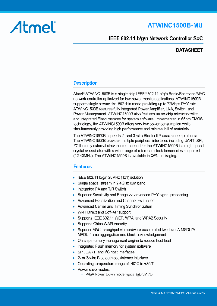 ATWINC1500B-MU_8928222.PDF Datasheet