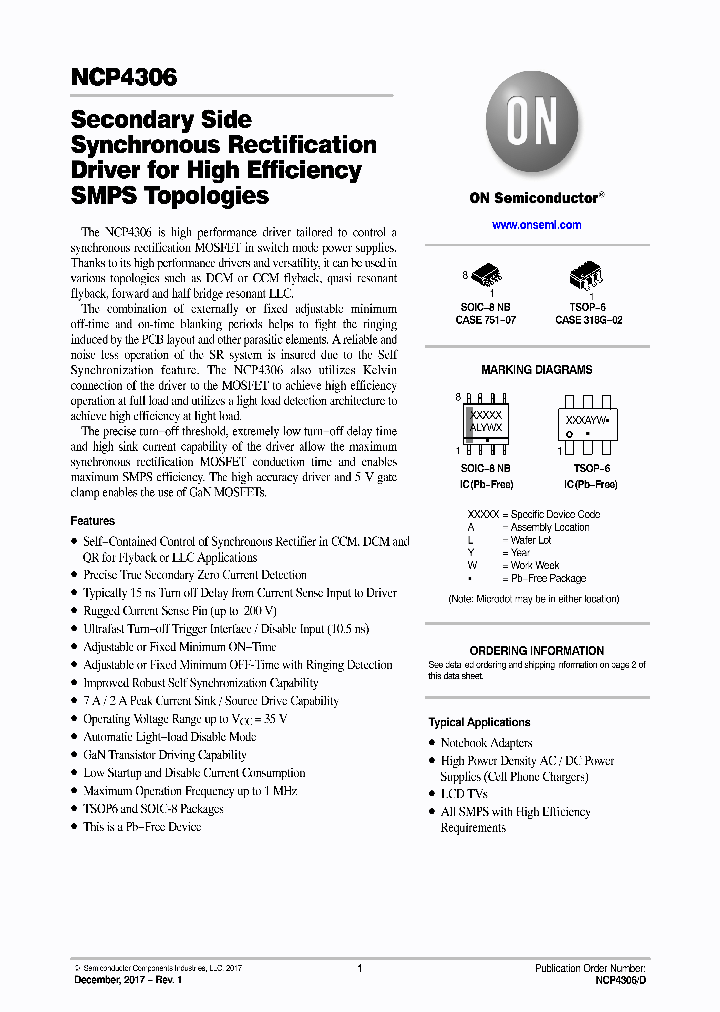 NCP4306AAAZZZADR2G_8928831.PDF Datasheet