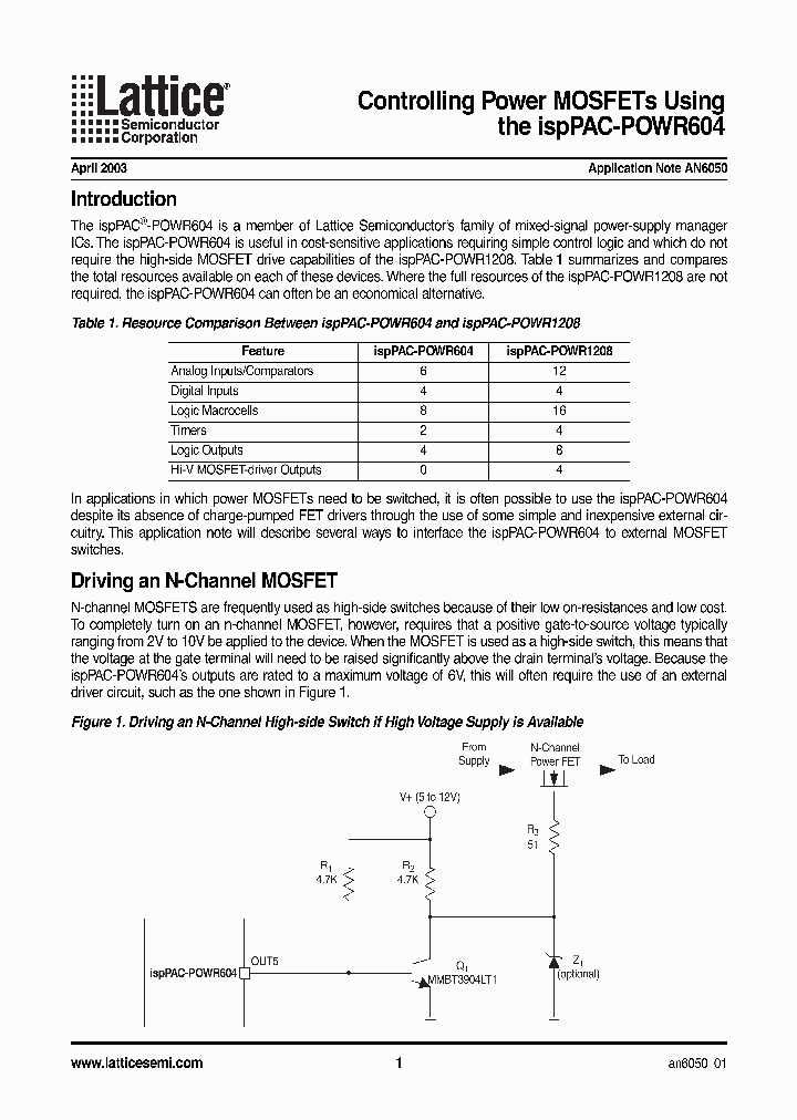 ISPPAC-POWR604_8929220.PDF Datasheet
