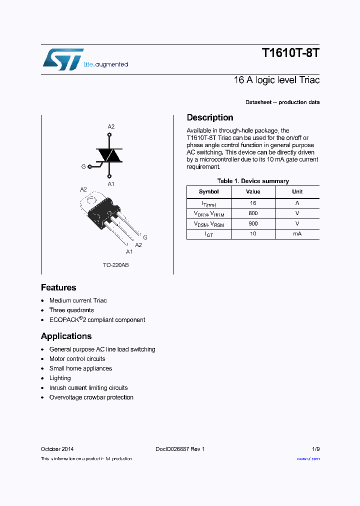 T1610T-8T_8929081.PDF Datasheet