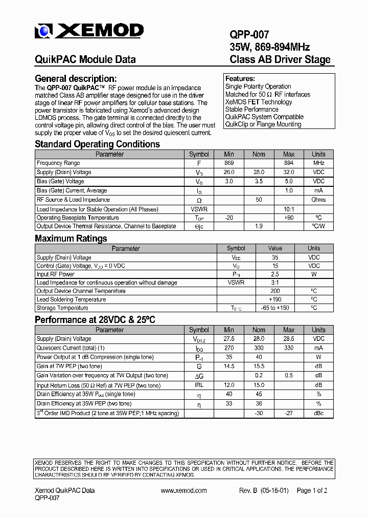 QPP-007_8929336.PDF Datasheet