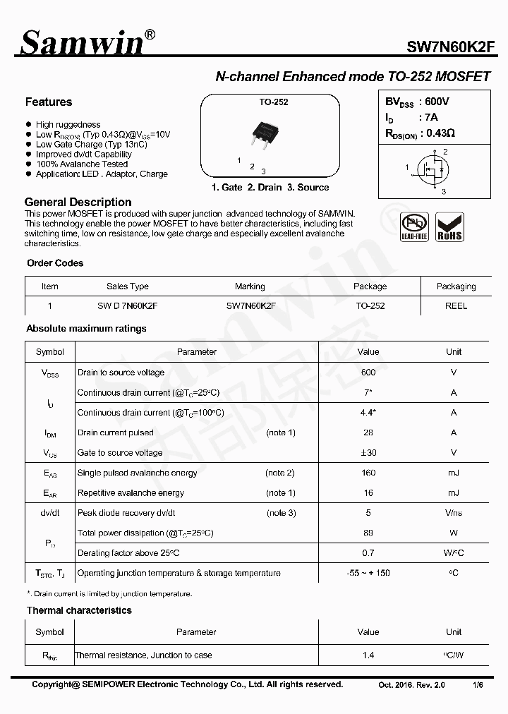 SW7N60K2F_8930476.PDF Datasheet