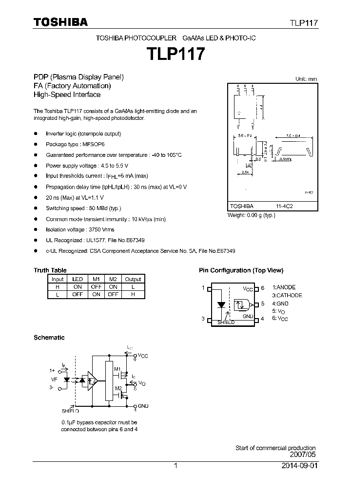 TLP117-14_8930984.PDF Datasheet