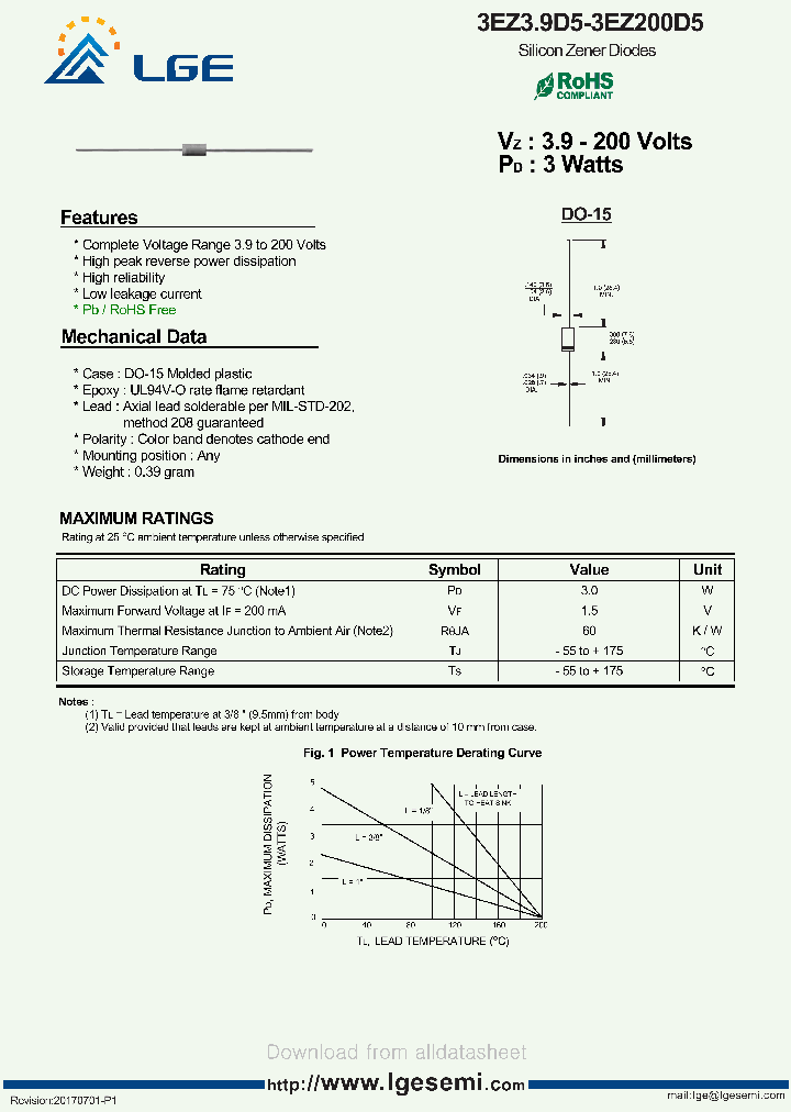 3EZ51D5_8931360.PDF Datasheet