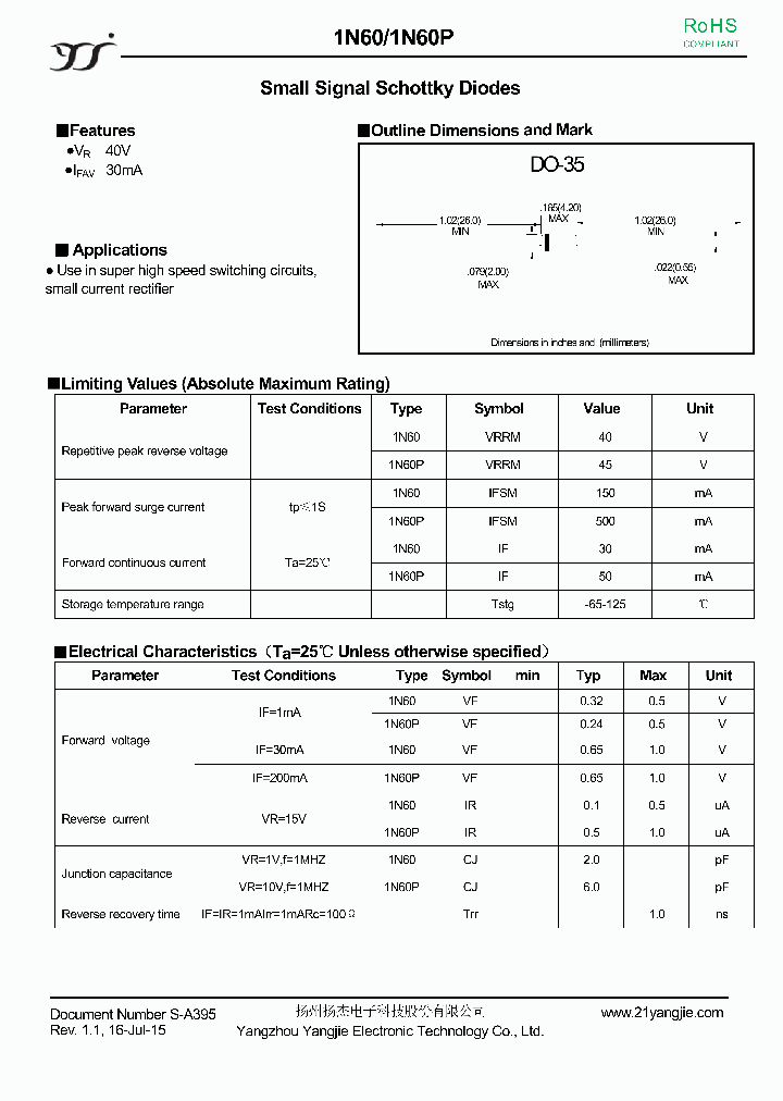 1N60P_8931393.PDF Datasheet