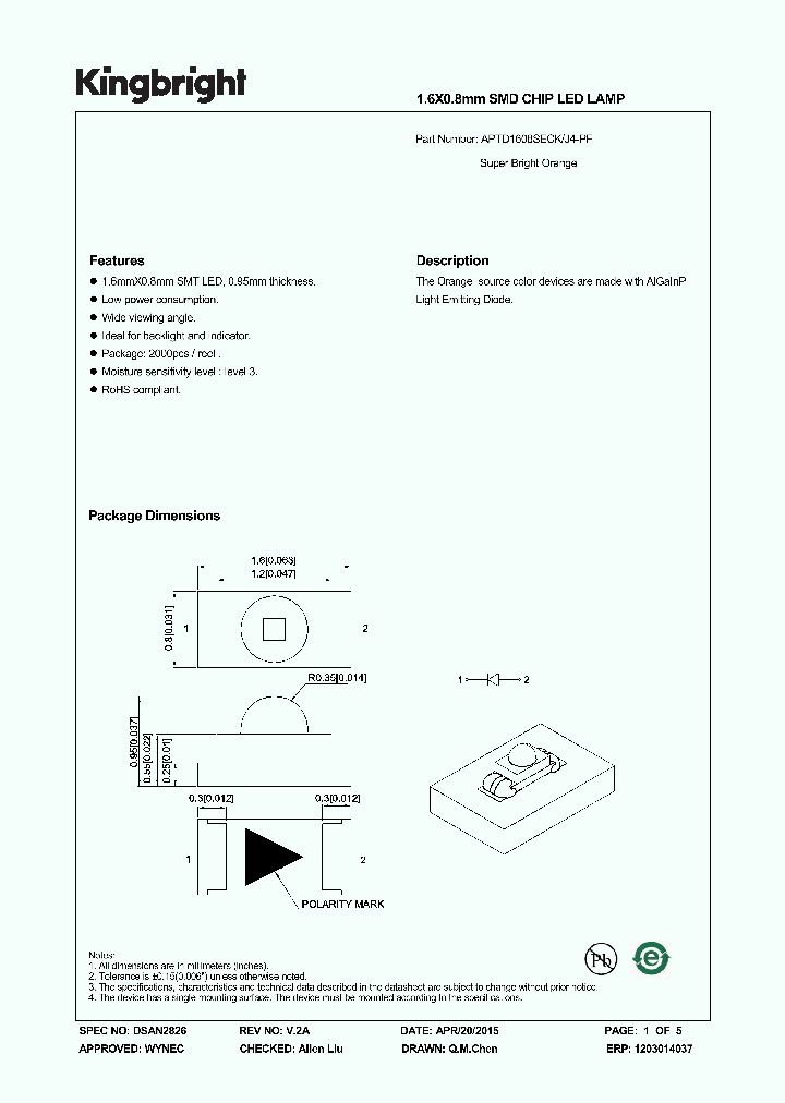 APTD1608SECK-J4-PF_8931451.PDF Datasheet
