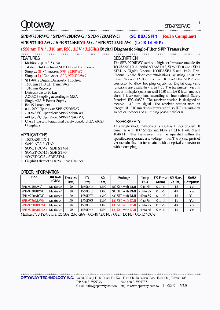 SPB-9720ARLWG_8931218.PDF Datasheet