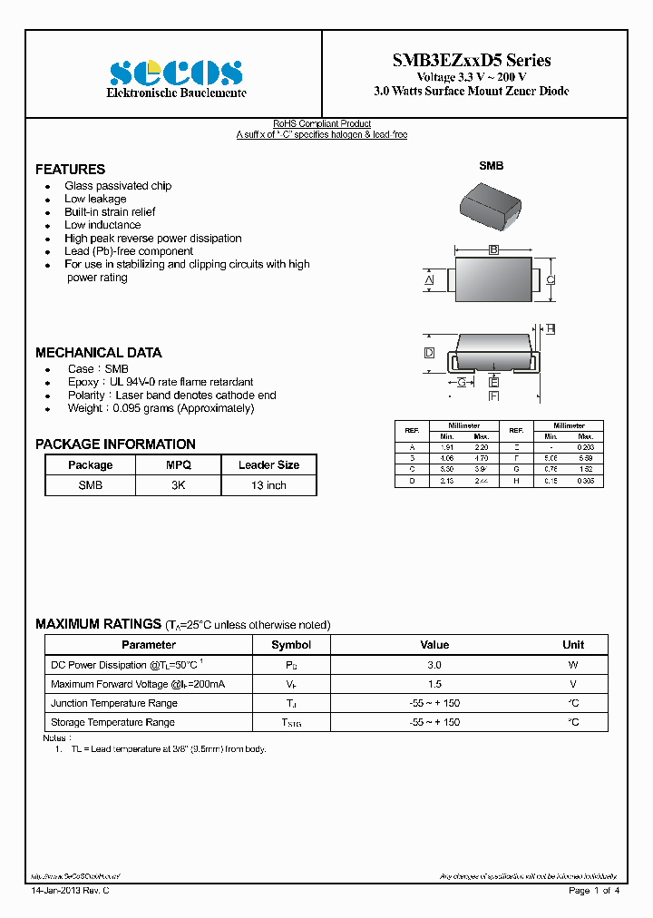 SMB3EZ51D5_8931358.PDF Datasheet