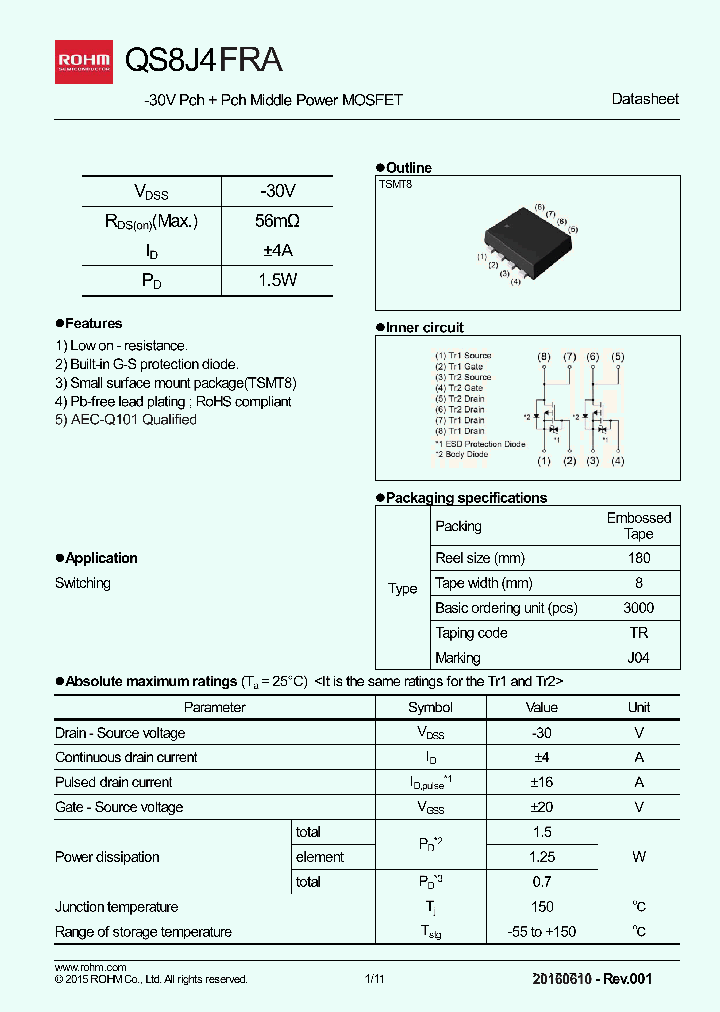 QS8J4FRA_8931820.PDF Datasheet