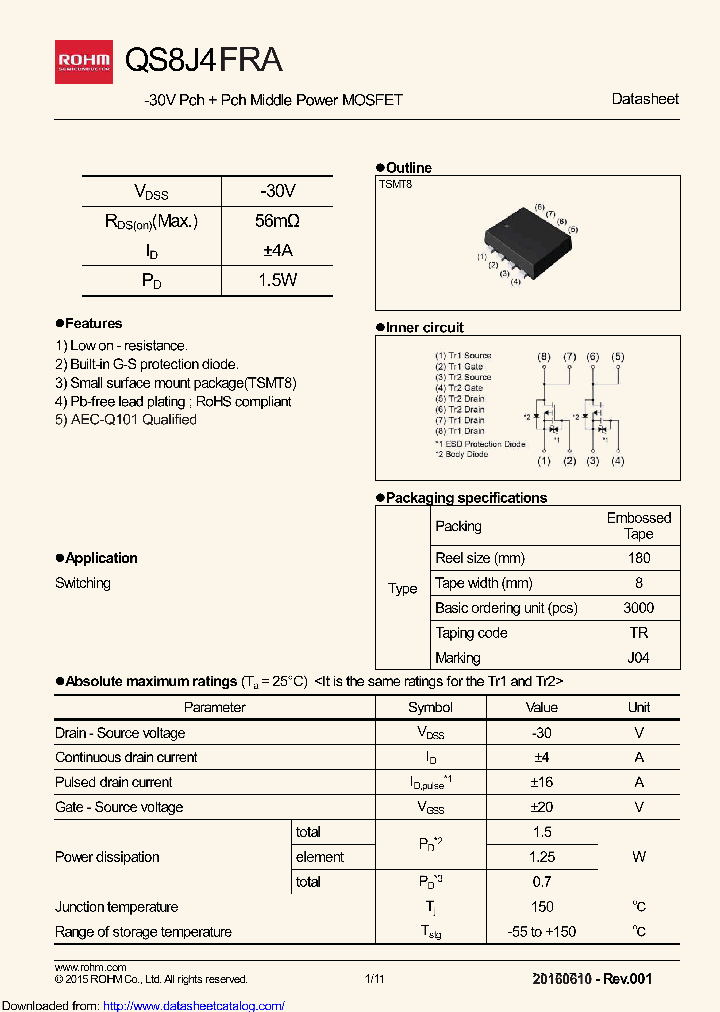 QS8J4FRA_8931845.PDF Datasheet