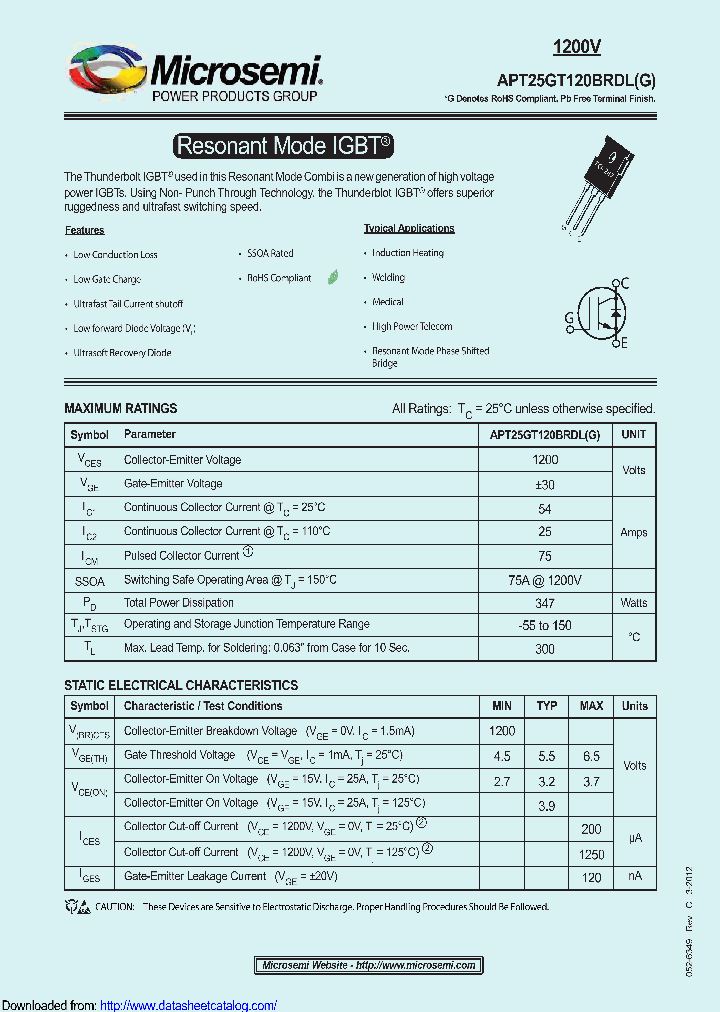 APT25GT120BRDLG_8932265.PDF Datasheet