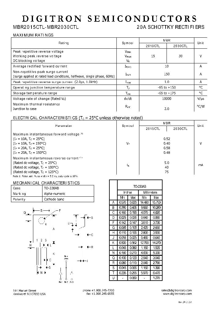 MBR2030CTL_8932627.PDF Datasheet