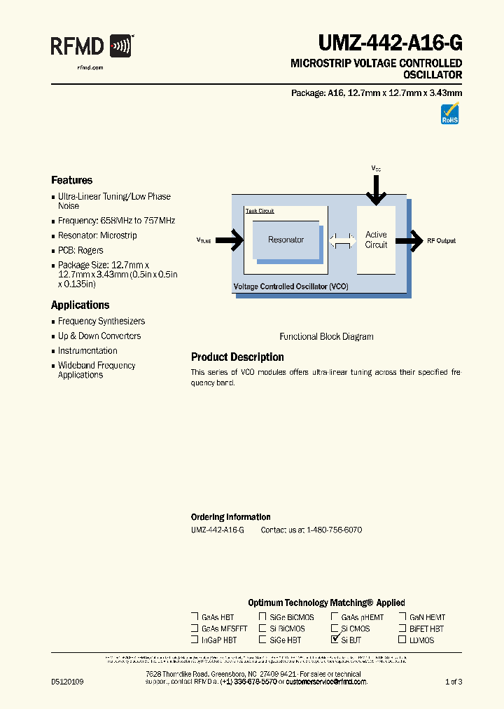 UMZ-442-A16-G_8933573.PDF Datasheet