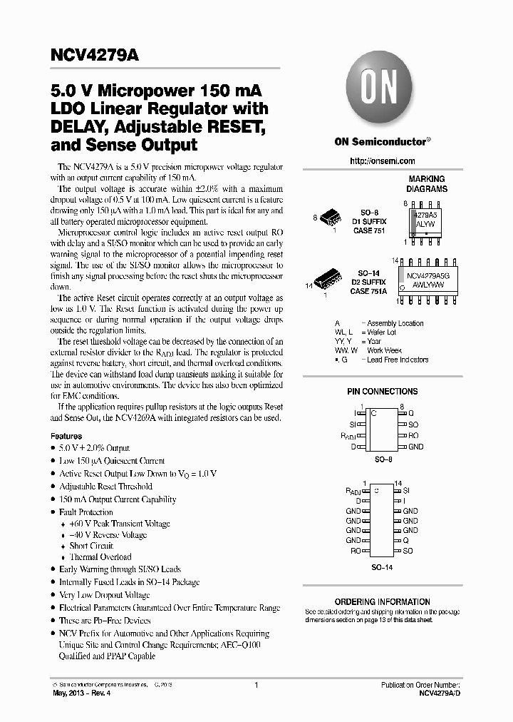 NCV4279A50D1G_8934452.PDF Datasheet