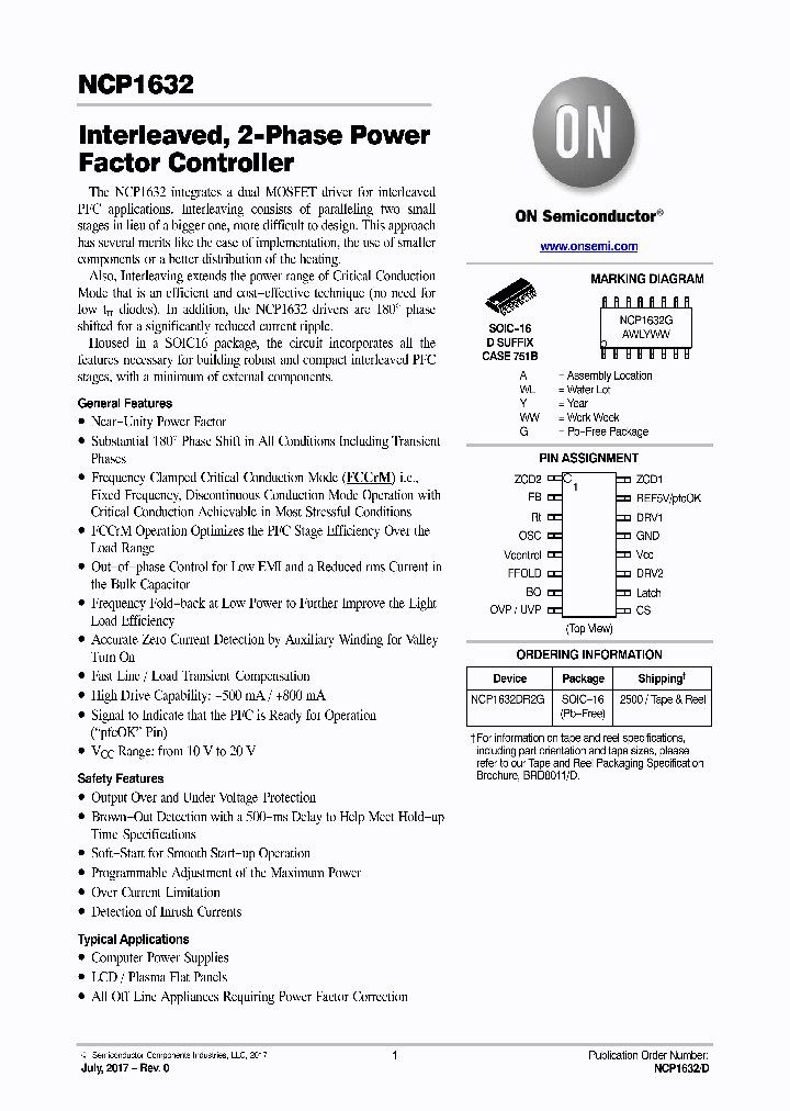 NCP1632DR2G_8934541.PDF Datasheet