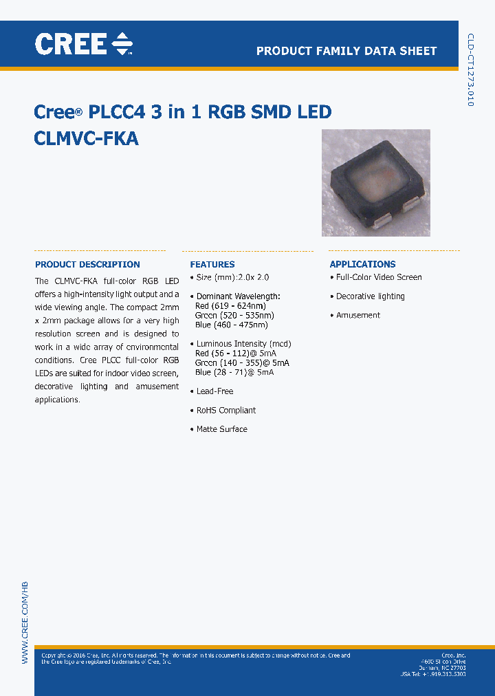 CLMVC-FKA-CA1E1L81BB7C3C3_8934587.PDF Datasheet