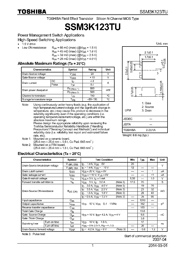 SSM3K123TU-14_8934845.PDF Datasheet