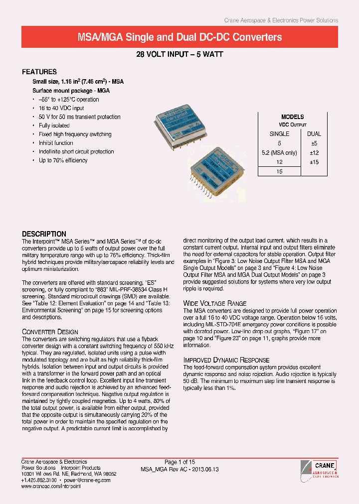 MSA2815D883_8934838.PDF Datasheet