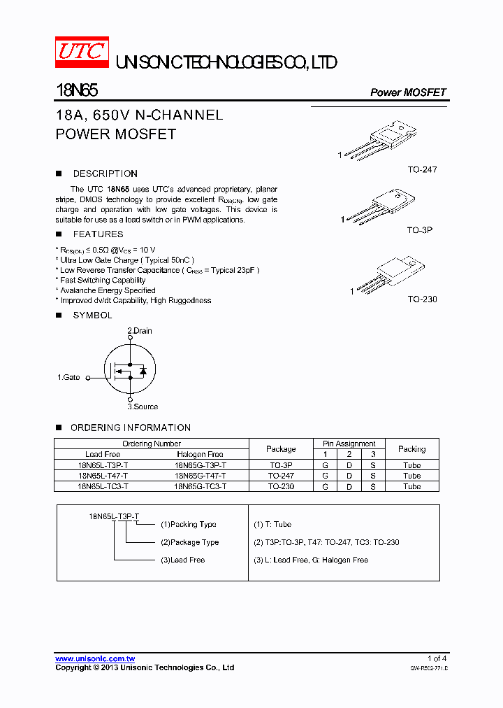 18N65_8935356.PDF Datasheet