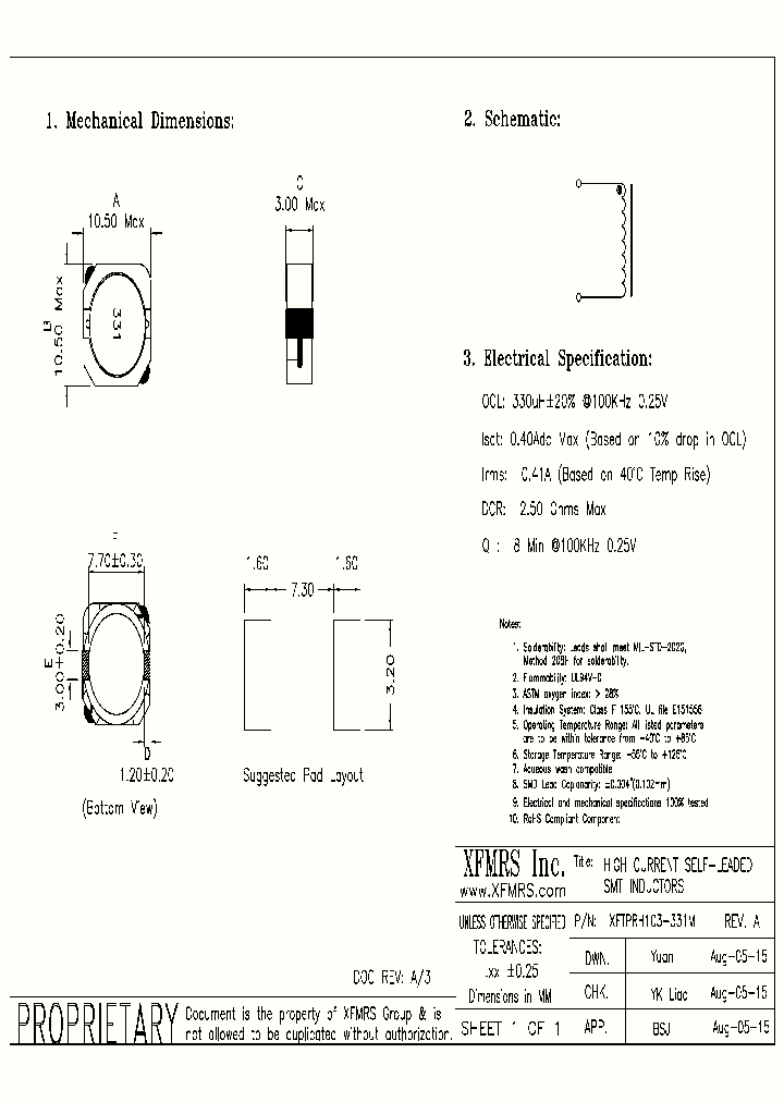 XFTPRH103-331M_8935427.PDF Datasheet