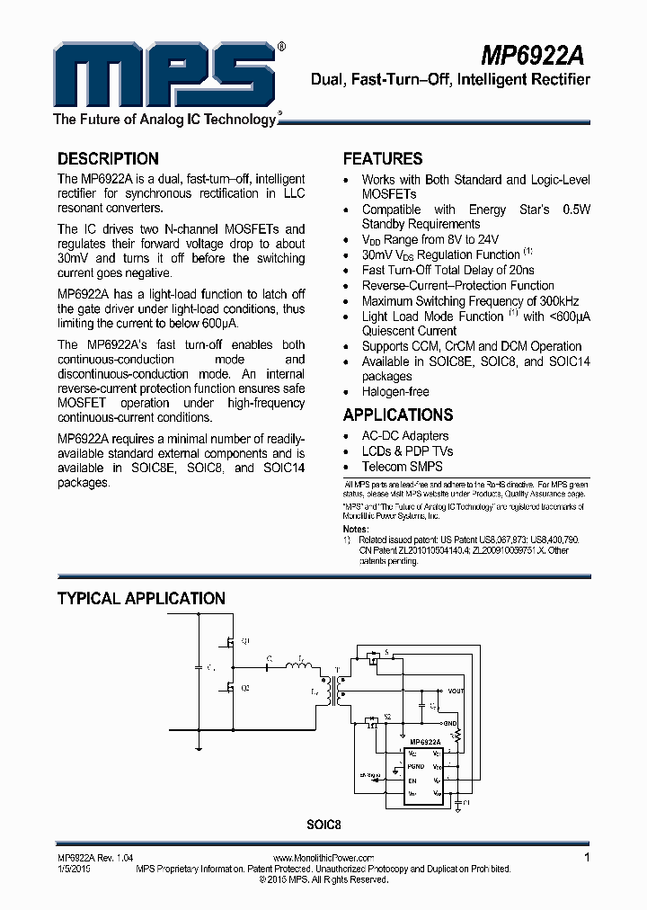 MP6922AGN_8936137.PDF Datasheet