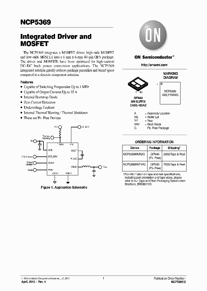 NCP5369MNR2G_8936560.PDF Datasheet