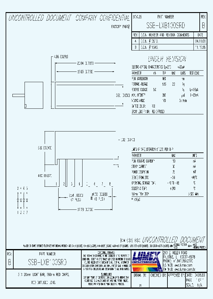 SSB-LXB100SRD_8937176.PDF Datasheet