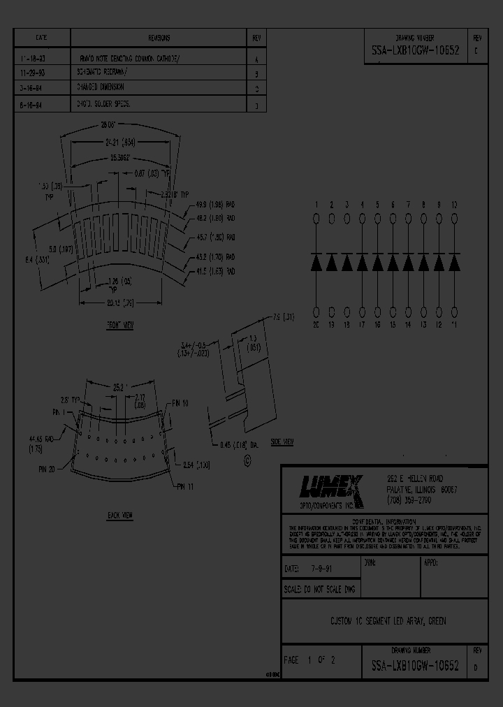 SSA-LXB10GW-10652_8937183.PDF Datasheet