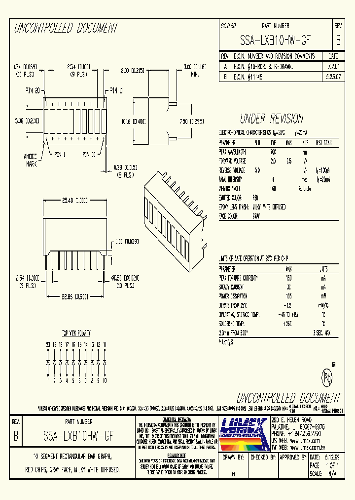 SSA-LXB10HW-GF_8937188.PDF Datasheet