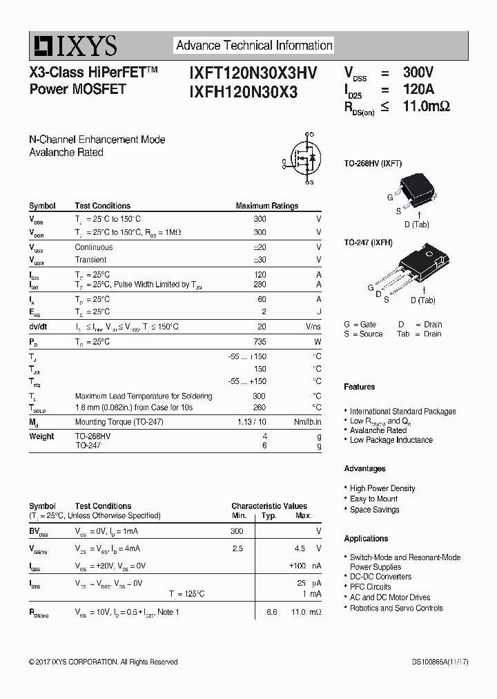 IXFH120N30X3_8937281.PDF Datasheet