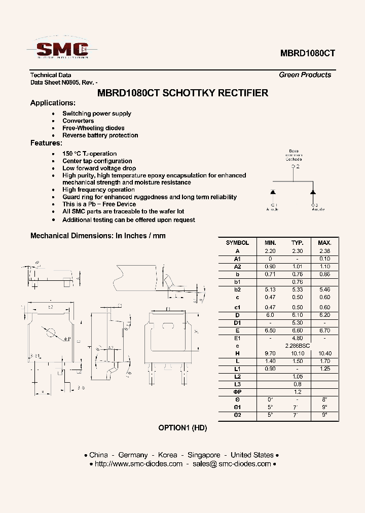 MBRD1080CT_8937857.PDF Datasheet